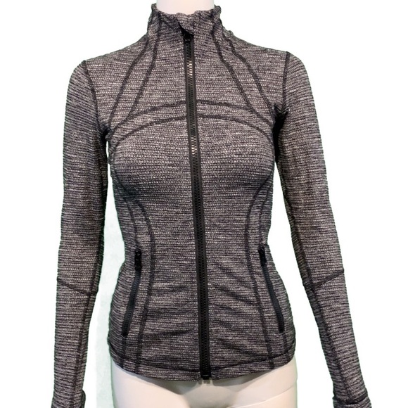 lululemon athletica Jackets & Blazers - Lululemon Define Jacket Textured Black White 2